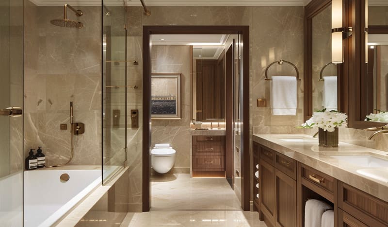 Manhattan Cleaning Company bathroom