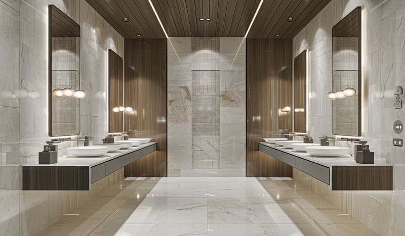 Office Cleaning Manhattan bathroom